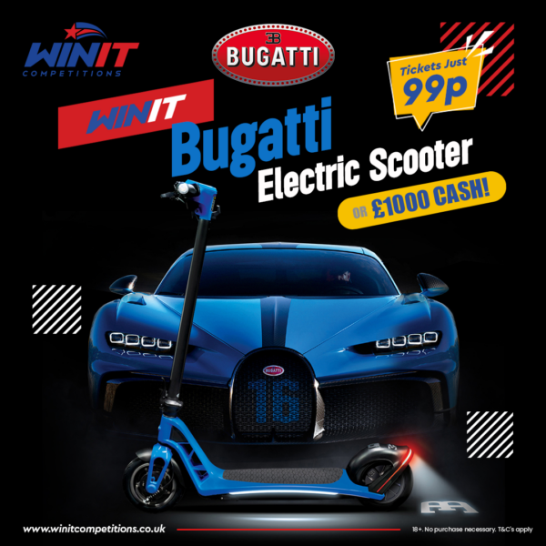 WIN THIS Bugatti Electric Scooter