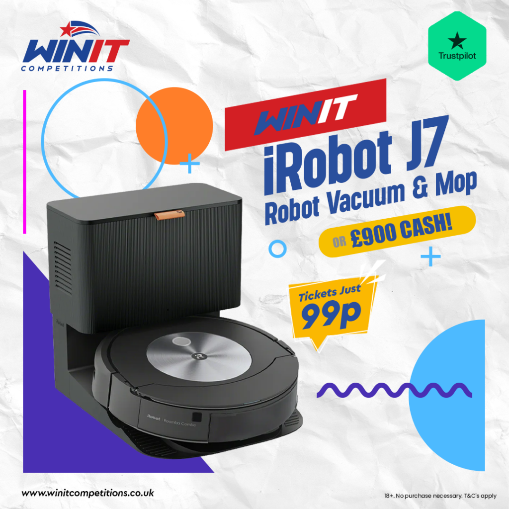 WIN THIS IROBOT J7+ Vacuum & Map Win It Competitions