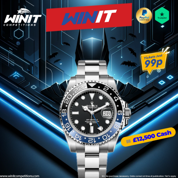 Win This Rolex GMT Master II Batman!
