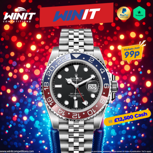 Win This Rolex GMT Master II Pepsi!
