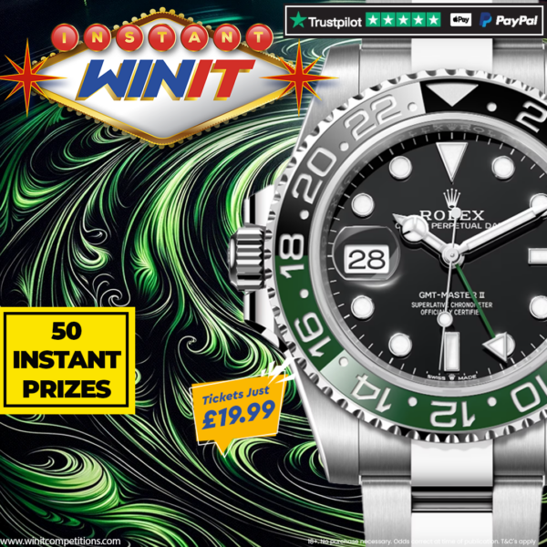 Win This Rolex GMT Master II Sprite + 50 Instant Wins